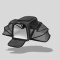 Sac de Transport Chat Grande Taille - Extensible avec Compartiment - jusqu'à 10kg
